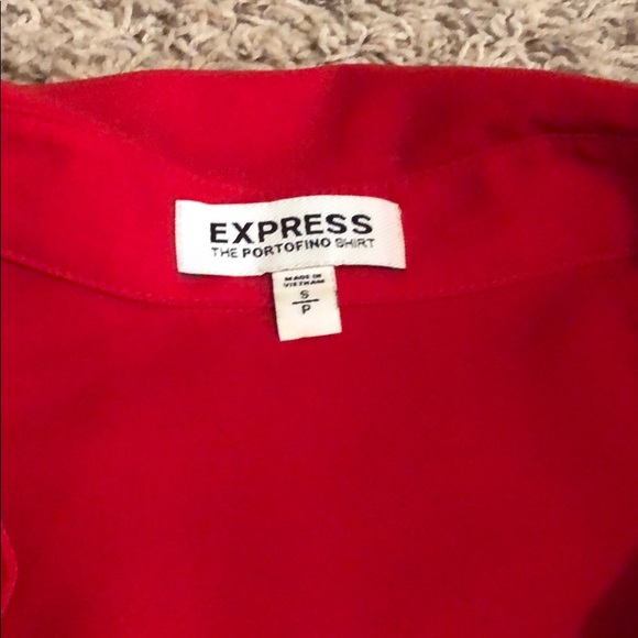 Red button up - Picture 3 of 3